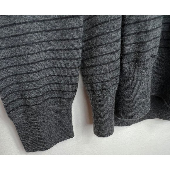 New Hermes 100% Cashmere Mens Crewneck Colorblock Sweater - Picture 8 of 16